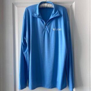 Mens Blue Maytag QuarterZip